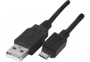 Connect 149751 USB cable 3 m USB 2.0 USB A Micro-USB B Black