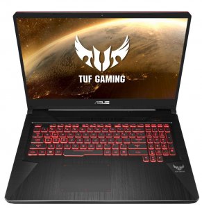 ASUS TUF Gaming FX705GD-EW101T notebook DDR4-SDRAM 43.9 cm (17.3") 1920 x 1080 pixels 8th gen Intel® Core™ i5 8 GB 1000 GB HDD NVIDIA® GeForce® GTX 1050 Wi-Fi 5 (802.11ac) Windows 10 Home Black
