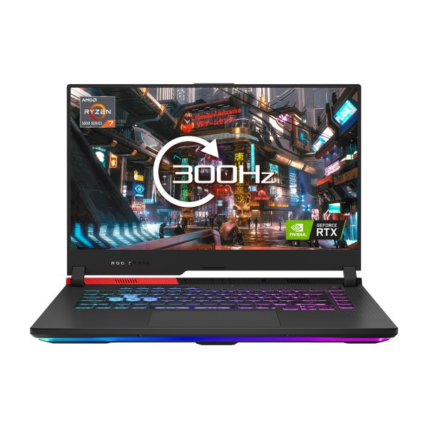 ASUS ROG Strix G513QM-HF012T notebook DDR4-SDRAM 39.6 cm (15.6") 1920 x 1080 pixels AMD Ryzen 7 16 GB 512 GB SSD NVIDIA GeForce RTX 3060 Wi-Fi 6 (802.11ax) Windows 10 Black