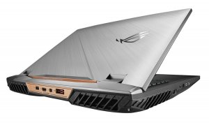 ASUS ROG G703GS-E5001R notebook DDR4-SDRAM 43.9 cm (17.3") 1920 x 1080 pixels 8th gen Intel® Core™ i7 32 GB 1512 GB Hybrid-HDD+SSD NVIDIA® GeForce® GTX 1070 Wi-Fi 5 (802.11ac) Windows 10 Pro Black, Metallic