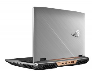 ASUS ROG G703GS-E5001R notebook DDR4-SDRAM 43.9 cm (17.3") 1920 x 1080 pixels 8th gen Intel® Core™ i7 32 GB 1512 GB Hybrid-HDD+SSD NVIDIA® GeForce® GTX 1070 Wi-Fi 5 (802.11ac) Windows 10 Pro Black, Metallic