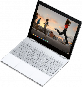 Google PixelBook Hybrid (2-in-1) 31.2 cm (12.3") 2400 x 1600 pixels Touchscreen 7th gen Intel® Core™ i5 8 GB 256 GB SSD Wi-Fi 5 (802.11ac) Chrome OS Silver