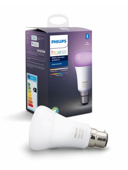 Philips Hue White and colour ambience Hue BT - White and Colour Ambiance B22 Single Bulb Smart bulb Bluetooth 9 W