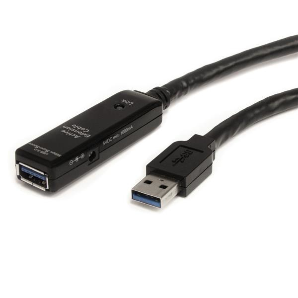 StarTech.com 10m USB 3.0 (5Gbps) Active Extension Cable - M/F - TAA