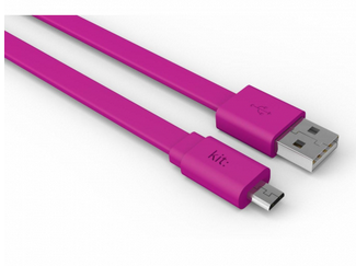 Kit 8600USBFRESHPI USB cable 1 m USB 2.0 USB A Micro-USB B Pink