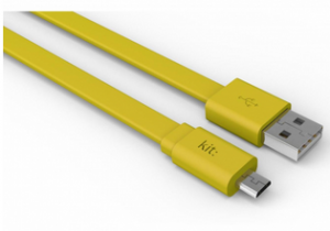 Kit 8600USBFRESHYL USB cable 1 m USB 2.0 USB A Micro-USB B Yellow