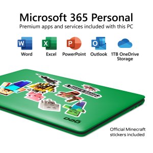 Geo Computers GEO 140 MCRAFT CELN4020 4G 64G GREEN Intel® Celeron® N N4020 Laptop 35.6 cm (14") 4 GB 64 GB eMMC 802.11g Windows 10 Home English