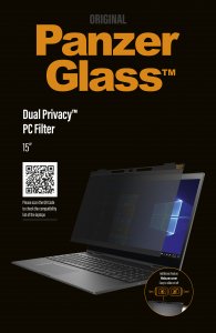 PanzerGlass ® Universal Laptops 15″ - Dual Privacy™| Screen Protector Glass