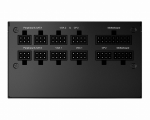 MSI MPG A750GF UK PSU '750W, 80 Plus Gold certified, Fully Modular, 100% Japanese Capacitor, Flat Cables, ATX Power Supply Unit, UK Powercord, Black, Support Latest GPU'