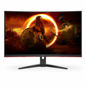 AOC G2 C32G2AE/BK LED display 80 cm (31.5") 1920 x 1080 pixels Full HD Black, Red