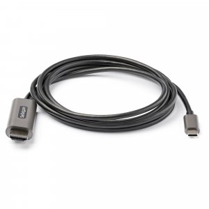 StarTech.com 6.6ft (2m) USB C to HDMI Cable 4K 60Hz w/ HDR10 - Ultra HD USB Type-C to 4K HDMI 2.0b Video Adapter Cable - USB-C to HDMI HDR Monitor/Display Converter - DP 1.4 Alt Mode HBR3
