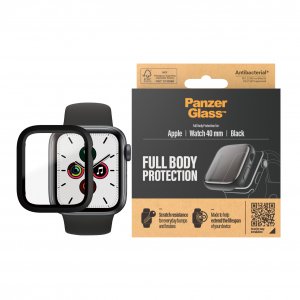 PanzerGlass ® Full body Case Black Apple Watch Series SE 3 | SE | 6 | 5 | 4 | 40mm