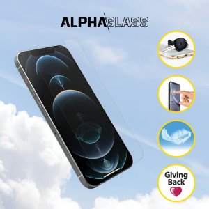 OtterBox Alpha Glass Series for Apple iPhone 12/iPhone 12 Pro, transparent - No retail packaging