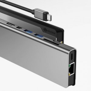 ALOGIC ULDPLSV2-SGR laptop dock/port replicator Wired USB 3.2 Gen 1 (3.1 Gen 1) Type-C Black, Grey