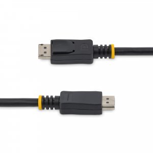 StarTech.com 6ft (2m) DisplayPort 1.2 Cable - 4K x 2K Ultra HD VESA Certified DisplayPort Cable - DP to DP Cable for Monitor - DP Video/Display Cord - Latching DP Connectors