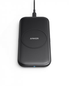Anker PowerWave Smartphone Black Wireless charging Fast charging Indoor