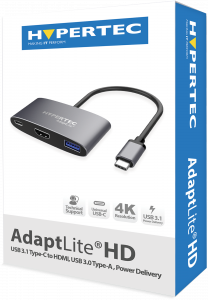 Hypertec AdaptLite VGA Wired USB 3.2 Gen 1 (3.1 Gen 1) Type-C Anthracite, Silver