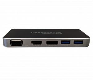 Hypertec ProDock EssentiaI 4K - Universal USB-C Dock with HDMI,VGA and DisplayPort