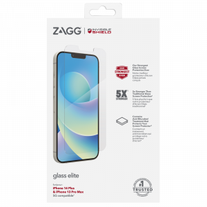InvisibleShield Elite Glass Screen Protector for Apple iPhone 13 Pro Max, 6.7-Inch Size, Clear
