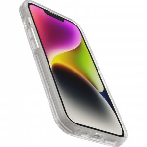 OtterBox Otter+Pop Case for iPhone 14/iPhone 13, Shockproof, Drop proof, Protective Case with PopSockets PopGrip, 3x Tested to Military Standard, Clear