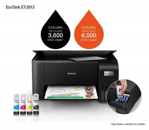 Epson EcoTank ET-2812 A4 Multifunction Wi-Fi Ink Tank Printer