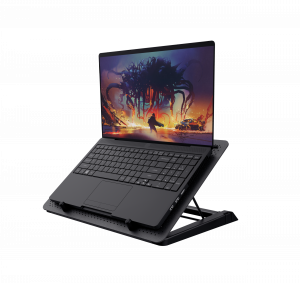 Trust GXT 1125 Quno Laptop stand Black 43.2 cm (17")