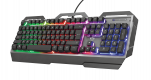 Trust GXT 856 Torac keyboard Gaming USB QWERTY UK English Black