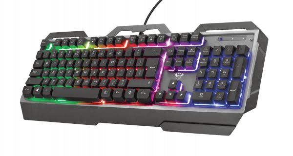 Trust GXT 856 Torac keyboard Gaming USB QWERTY UK English Black