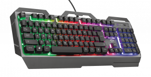 Trust GXT 856 Torac keyboard Gaming USB QWERTY UK English Black