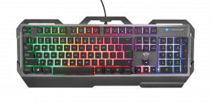 Trust GXT 856 Torac keyboard Gaming USB QWERTY UK English Black