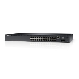 DELL PowerConnect N2024P Managed L3 Gigabit Ethernet (10/100/1000) Power over Ethernet (PoE) 1U Black