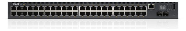DELL PowerConnect N2048P Managed L2+ Gigabit Ethernet (10/100/1000) Power over Ethernet (PoE) 1U Black