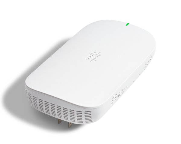 Cisco Business 151AXM Wi-Fi 6 2x2 Mesh Extender - Wall Outlet, 3-Year Hardware Protection (CBW151AXM-E-UK) | Requires Business 150AX Access Points