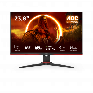 AOC G2 24G2SPAE/BK computer monitor 60.5 cm (23.8″) 1920 x 1080 pixels Full HD LED Black, Red