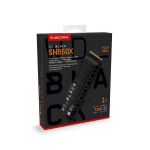 Western Digital Black WD_BLACK™ SN850X NVMe™ SSD POWERED BY SANDISK 1 TB, [With Heatsink]