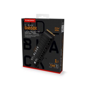 Western Digital Black WD_BLACK™ SN850X NVMe™ SSD POWERED BY SANDISK 1 TB, [With Heatsink]