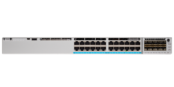 Cisco Catalyst C9300L-24UXG-4X-E network switch Managed L2/L3 10G Ethernet (100/1000/10000) Power over Ethernet (PoE) 1U Grey