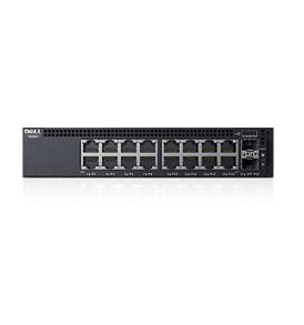 DELL X-Series X1018P Managed L2+ Gigabit Ethernet (10/100/1000) Power over Ethernet (PoE) 1U Black