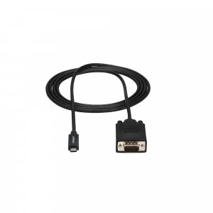 StarTech.com 6.6ft (2m) USB C to VGA Cable - 1920x1200/1080p USB Type C to VGA Video Active Adapter Cable - Thunderbolt Compatible - Laptop to VGA Monitor/Projector - DP Alt Mode HBR2