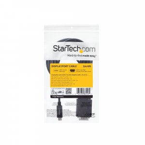 StarTech.com 6.6ft (2m) USB C to VGA Cable - 1920x1200/1080p USB Type C to VGA Video Active Adapter Cable - Thunderbolt Compatible - Laptop to VGA Monitor/Projector - DP Alt Mode HBR2