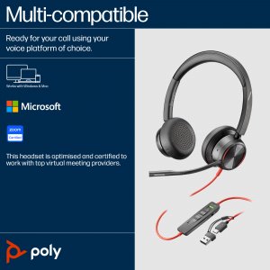 HP Poly Blackwire 8225 USB-C Headset