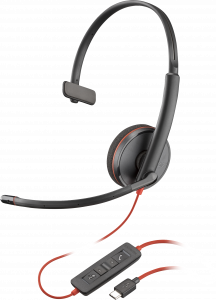 Poly Blackwire C3210 USB-C Black (Bulk)