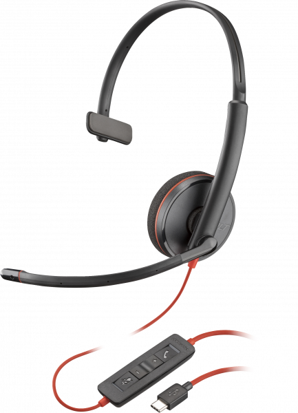 Poly Blackwire C3210 USB-C Black (Bulk)