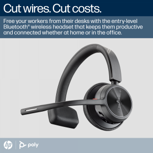 HP Poly Voyager 4310-M Microsoft Teams Certified USB-C Headset +BT700 dongle +Charging Stand