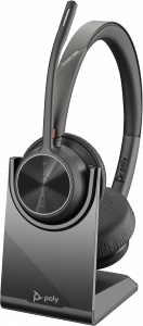 HP Poly Voyager 4320 USB-C Headset +BT700 dongle +Charging Stand