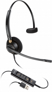 POLY EncorePro 515 Microsoft Teams Certified Monoaural with USB-A Headset