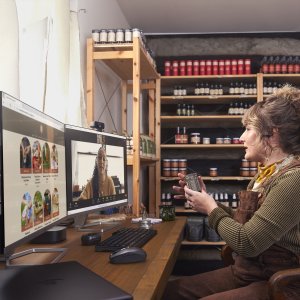 HP Poly Voyager Free 60+ UC Carbon Black Earbuds +BT700 USB-A Adapter +Touchscreen Charge Case