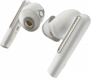 POLY Voyager Free 60 UC M White Sand Earbuds +BT700 USB-C Adapter +Basic Charge Case
