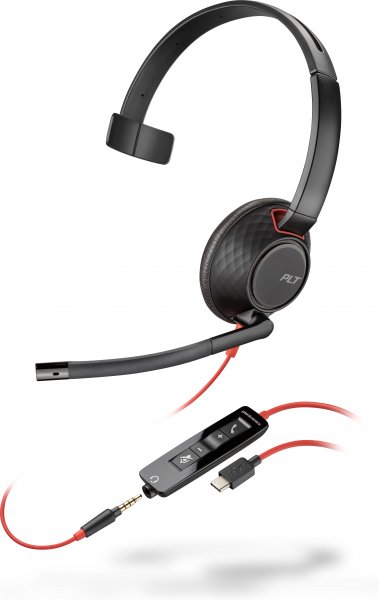 HP Poly Blackwire C5210 USB-C Headset +Inline Cable