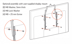 Poly Studio E70 Optional VESA Mounting Kit(HP|Poly)
